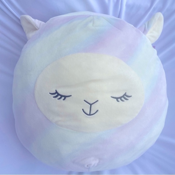 18-20” LARGE Squishmallows Yareli the Llama Rare Pastel Rainbow - Picture 2 of 6